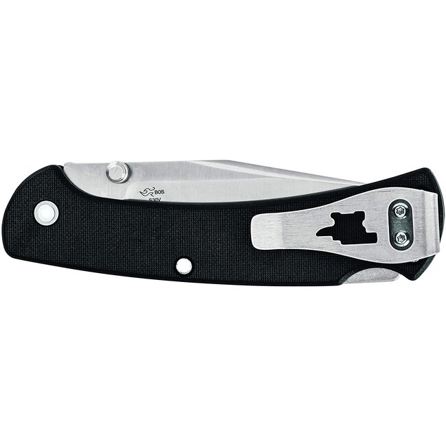 Buck Buck Knives 112 Slim Pro Lockback Folding Pocket Knife with Thumb Studs and Removable/Reversible Deep Carry Pocket Clip, G-10 Handles, 3" S30V Blade