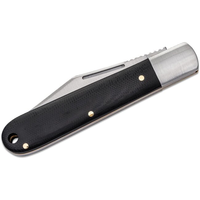 Kershaw Kershaw 4383 Culpepper Slipjoint Folding Knife 3.25" Satin Clip Point Blade, Polished Black G10 Handles with Stainless Steel Bolsters