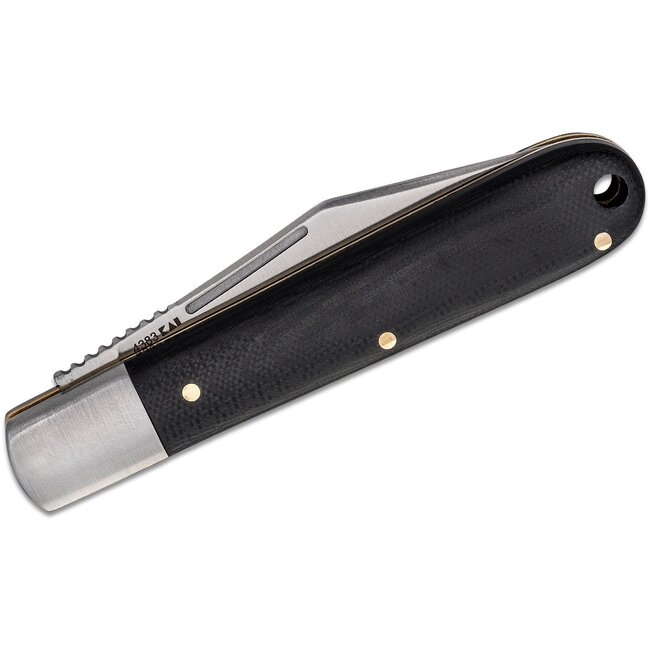 Kershaw Kershaw 4383 Culpepper Slipjoint Folding Knife 3.25" Satin Clip Point Blade, Polished Black G10 Handles with Stainless Steel Bolsters