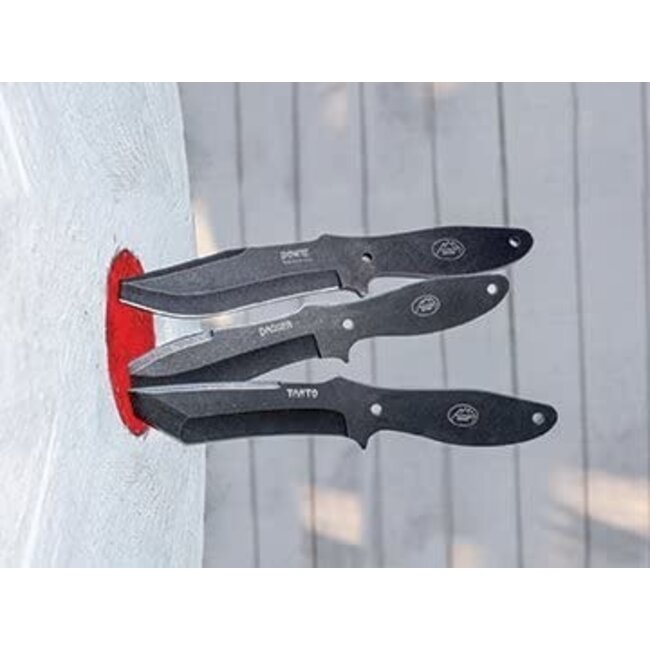 Outdoor Edge Outdoor Edge AS-300C Aero-Strike Throwing Knives, with Black Nylon Sheath