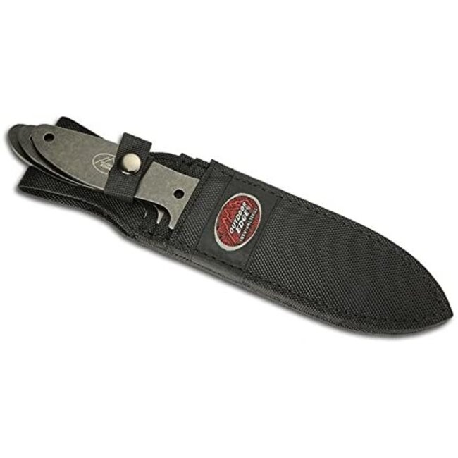 Outdoor Edge Outdoor Edge AS-300C Aero-Strike Throwing Knives, with Black Nylon Sheath