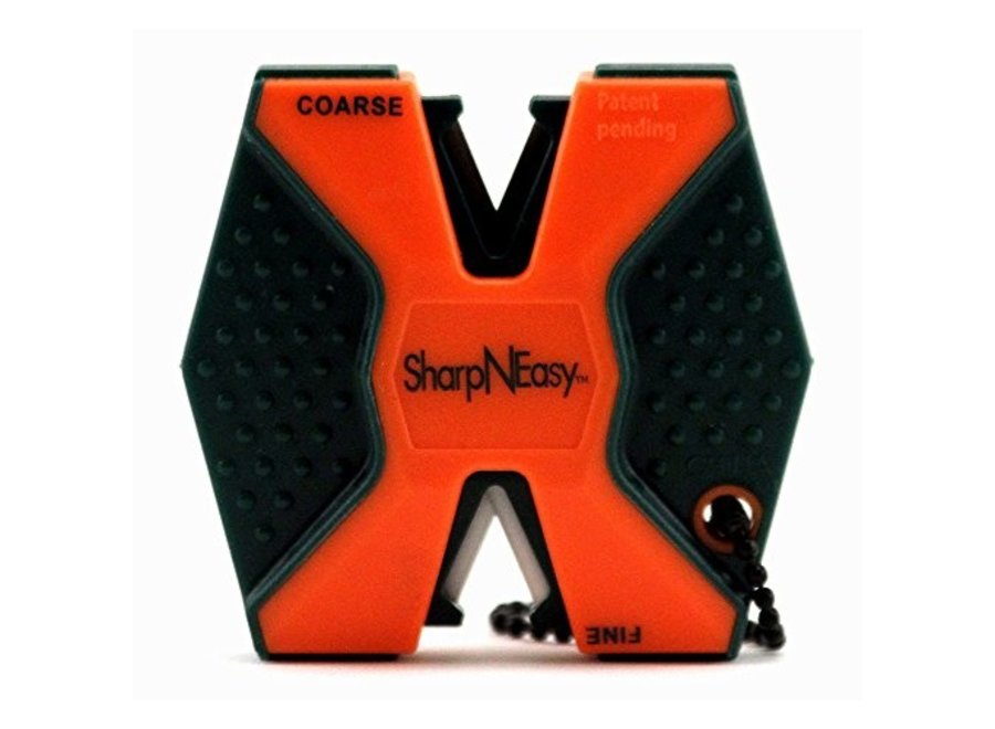 Sharp N Easy Blaze Orange 2-Step Ceramic Knife Sharpener