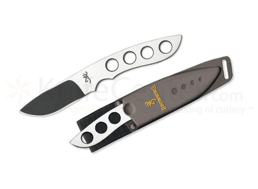 Browning Extreme Mountain Hunter Fixed 3 1/4" Blade, Stainless Steel Handles, Sheath Included - 466