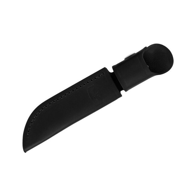 Buck Buck Knives 118 Personal 118BKS - 4.5" Plain Edge 420HC Blade - Black Phenolic Handle w/Aluminum Guard & Pommel - Black Leather Sheath