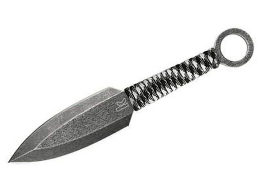 KER1747BW Ion Fixed Blade Knife 4.5 in. Blade 3CR13 Steel BlackWash - Pack of 3