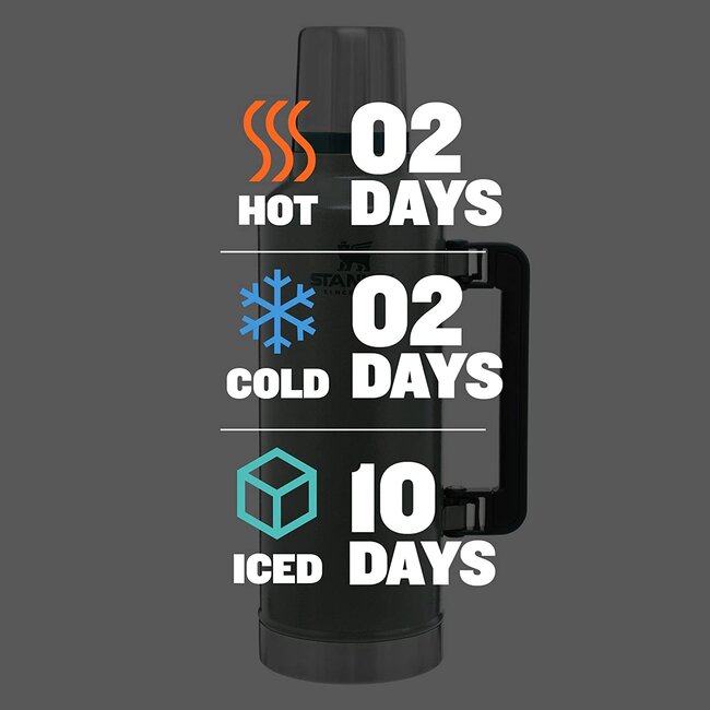 Stanley Stanley 2.5 QT Classic Vaccum Bottle Hunter Green