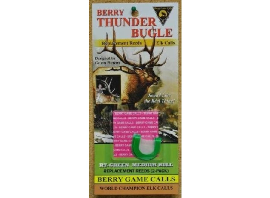 Berry Thunder Bugle Green Med Bull Reeds