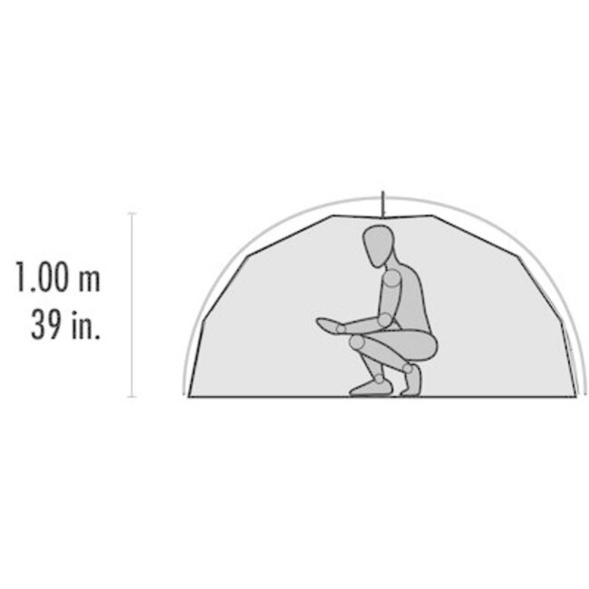 MSR MSR Tent Elixir 1 Red