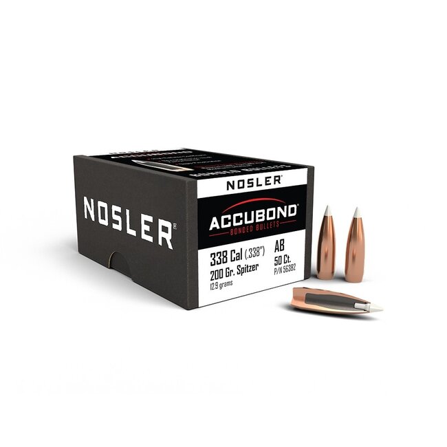 Nosler 338 Cal 200gr AccuBond (50 ct.)