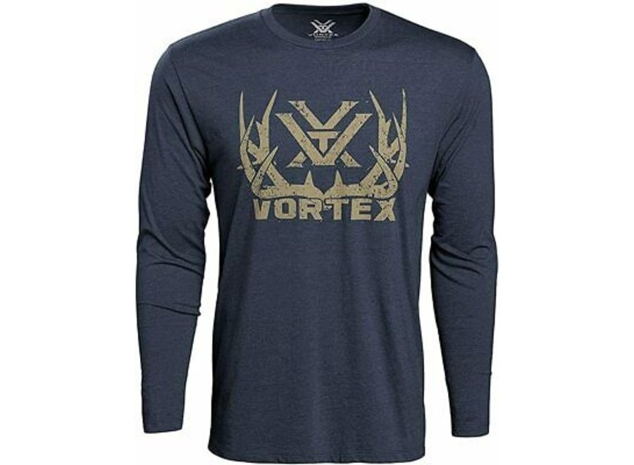 Vortex Men's Longsleeve Shirt Navy Full-Tine