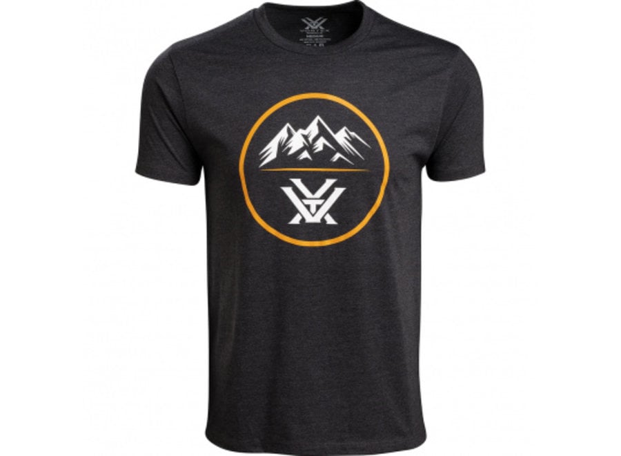 Vortex Men's T-Shirt Grey Heather Three Peaks