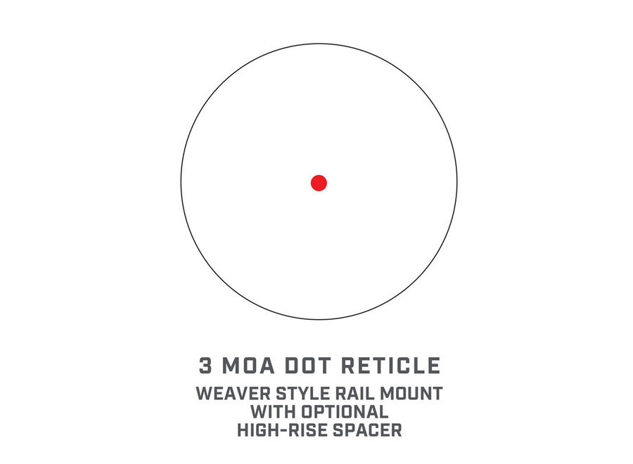 Bushnell TRS-125 1x22 3 MOA Red Dot