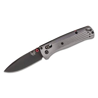 Benchmade Bugout 535BK-4 M390 Black DLC Plain Blade, Machined Aluminum Handles