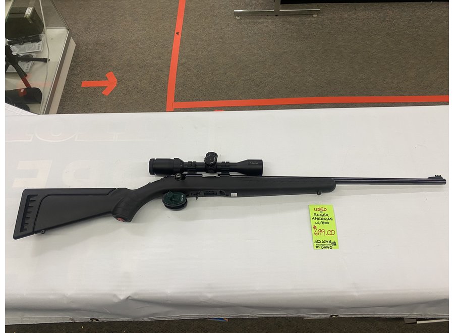 Used Ruger American 22WMR w/Box