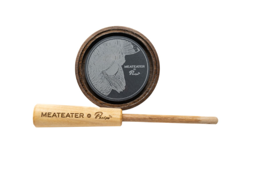 Phelps MeatEater Turkey Pot Call Crystal Slate