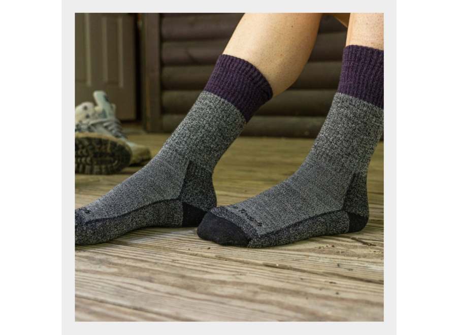 Darn Tough Women's HIKE/TREK Boot Sock, Plum Mountain Man Outdoors