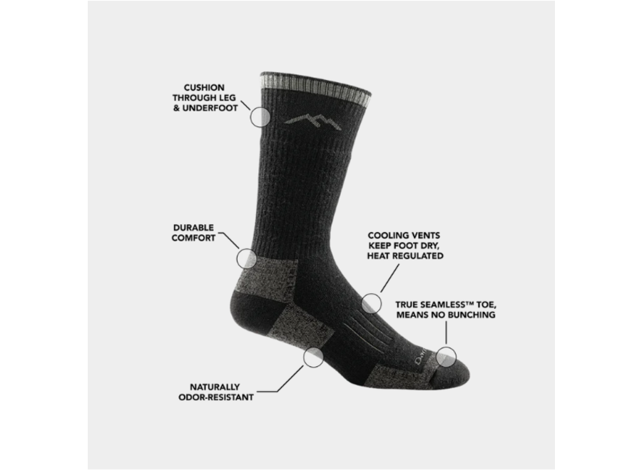 Darn Tough HUNT Boot Sock, Forest Mountain Man Outdoors