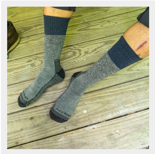 Darn Tough HIKE/TREK - Boot Sock, Denim - Mountain Man Outdoors