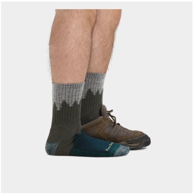 Darn Tough 1974 HIKE/TREK - Micro Crew, Green