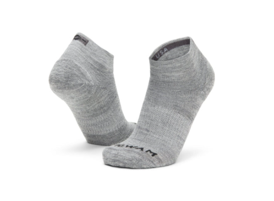 Wigwam Axiom Lightweight 1/4 Sock - Grey - Mountain Man Outdoors