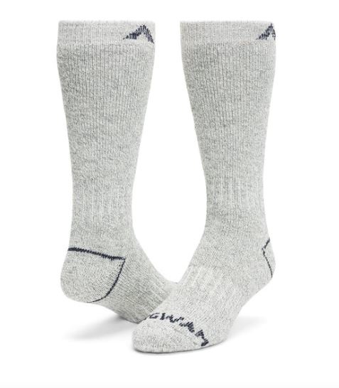 thumbnail interactive-video image 1 of Wigwam Men's Snow Sirocco Knee High Performance Ski Sock, White,Sock Size : Larg 1 of 11