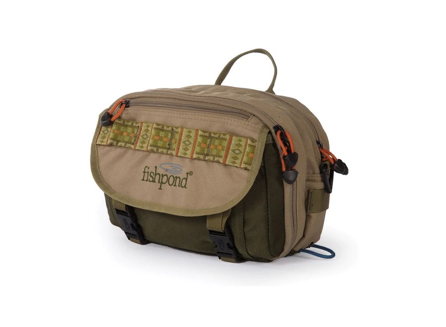 Fishpond Blue River Chest/Lumbar Pack - Khaki/Sage Green