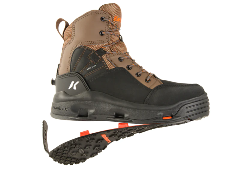 Korkers Buckskin Wading Boots, Felt & Kling-On