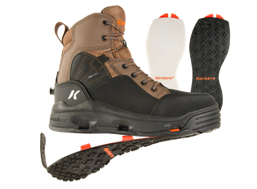 Korkers Buckskin Wading Boots, Felt & Kling-On - Mountain Man Outdoors