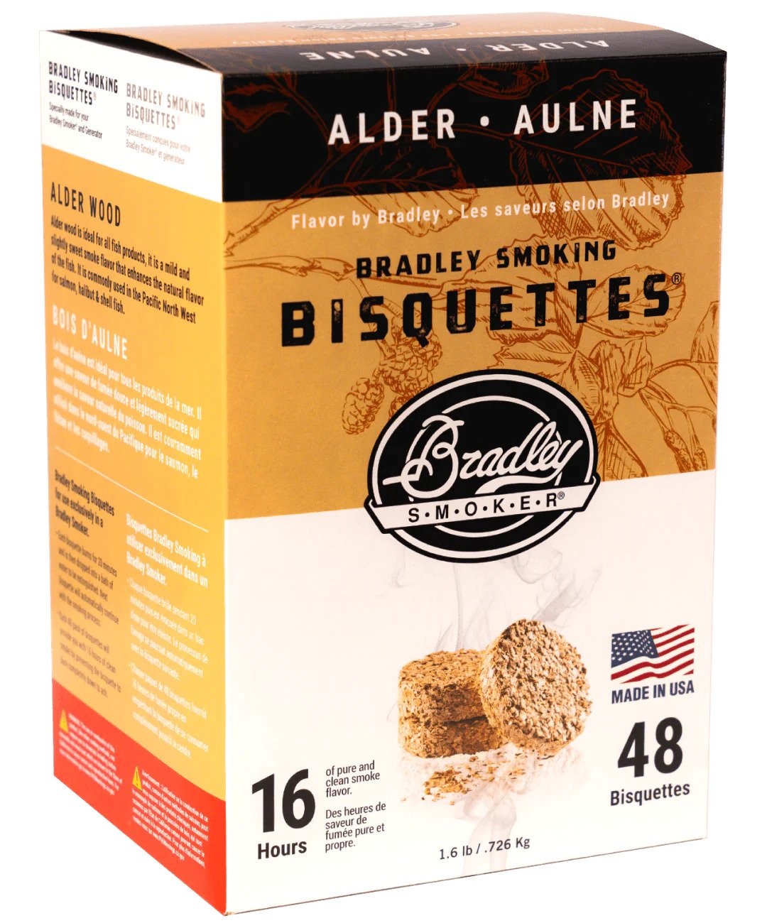 Bradley Smoker Bisquettes 48 Pack Mountain Man Outdoors