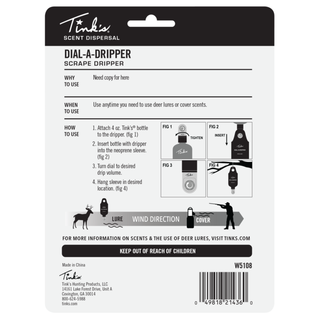 Tinks Tinks Dial-A-Dripper And Bag
