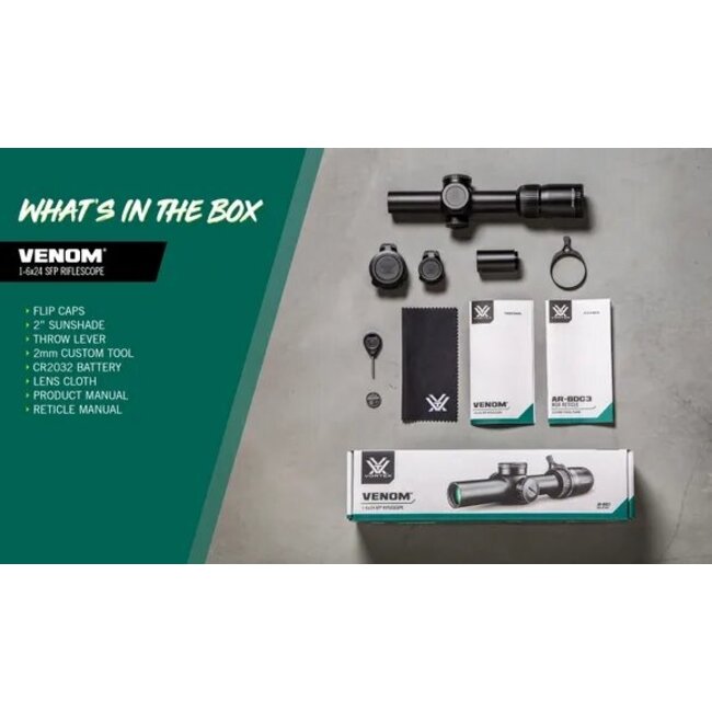 Vortex Vortex Venom 1-6x24 AR-BDC3 MOA SFP