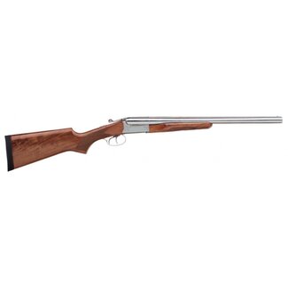 IGA Coachgun Supreme 12 Ga. 20" Nickel/Walnut 31482