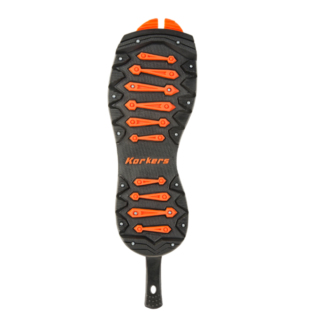 Korkers Icetrac Mens Size 10.5-11 Studded Rubber Lug Sole