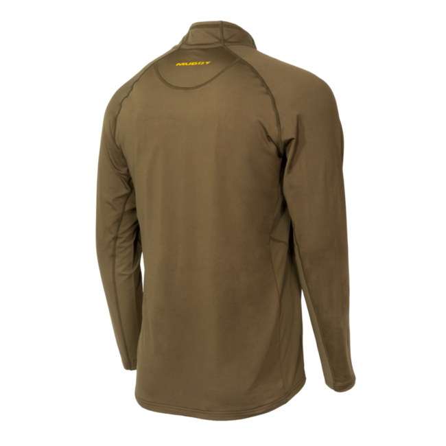Muddy Nucleus Heated Base Layer Shirt 1/4 Zip Brown