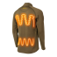 Muddy Nucleus Heated Base Layer Shirt 1/4 Zip Brown