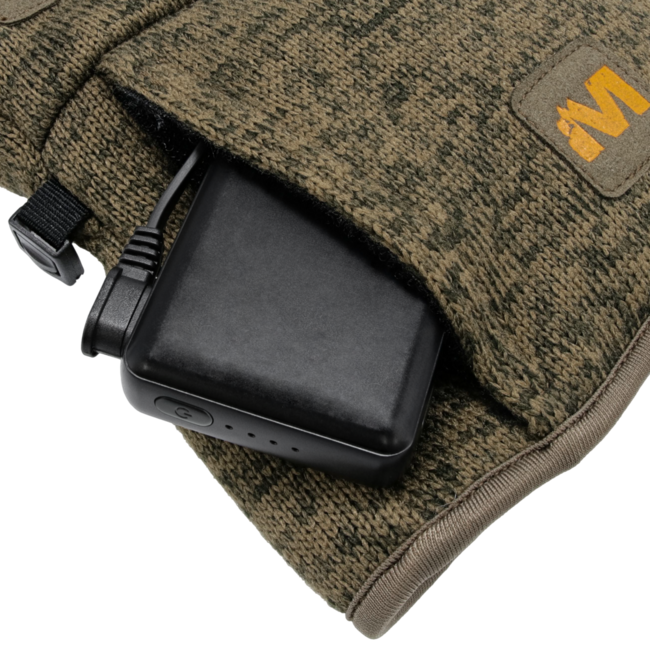 Muddy Nucleus Heated Midweight Glove Brown