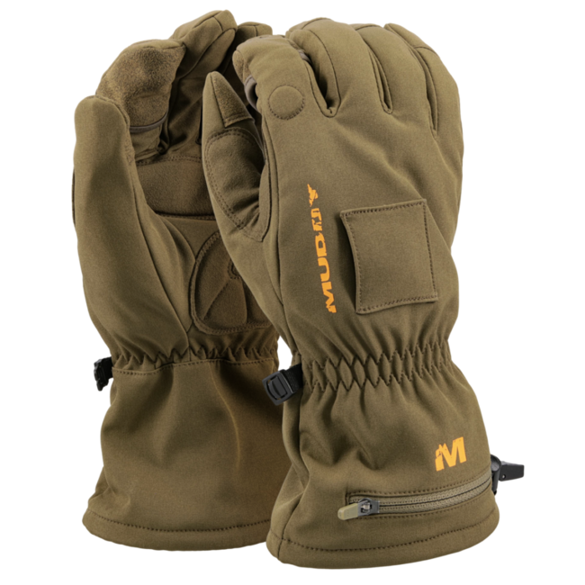Muddy Nucleus Heated Softshell Glove Brown