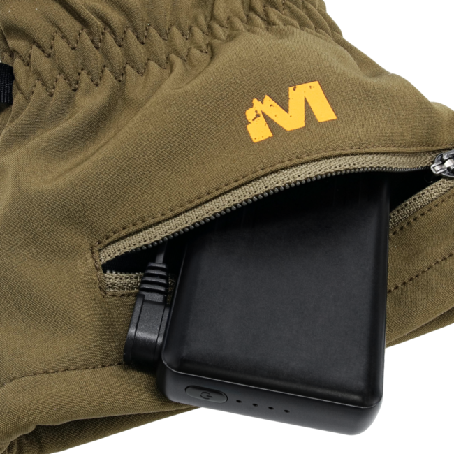 Muddy Nucleus Heated Softshell Glove Brown