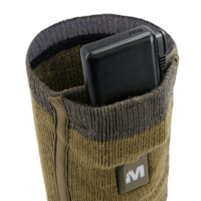 Muddy Nucleus Heated Merino Socks Brown