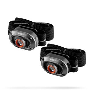 NEBO Mycro 250LM Headlamp Twin Pack