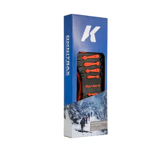 Korkers Icetrac Studded Rubber Lug Sole Mens 11.5-12