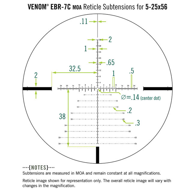 Vortex Vortex Venom Riflescopes 5-25x56MM MOA