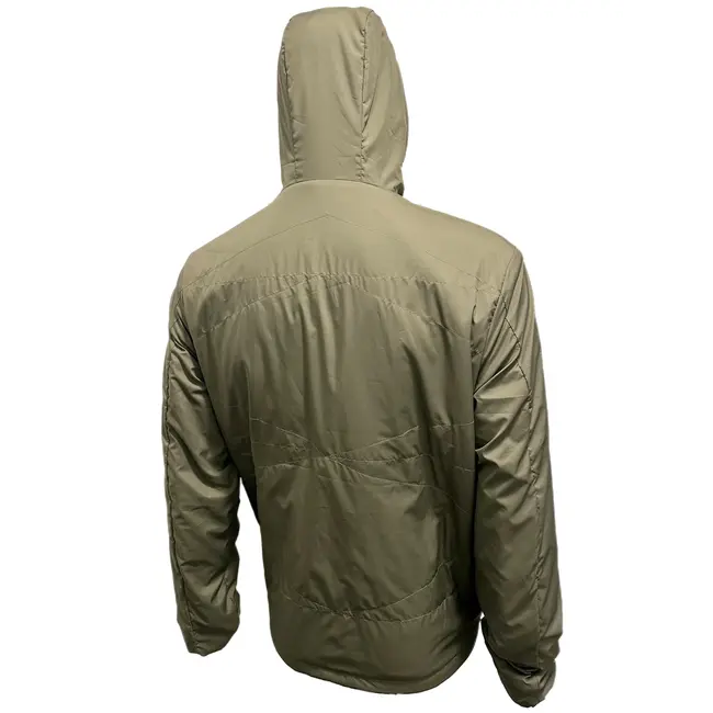 HUTO Fuzzy Fleece Hoodie Olive Green