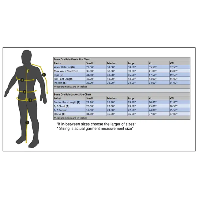 HUTO Bone Dry Rain Gear Pants