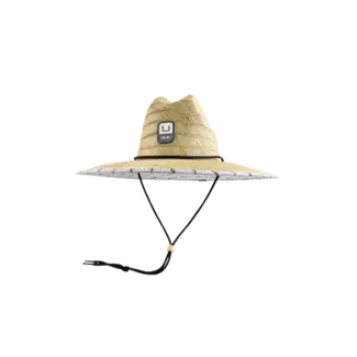 HUK Printed Straw Hat Harbour Mist