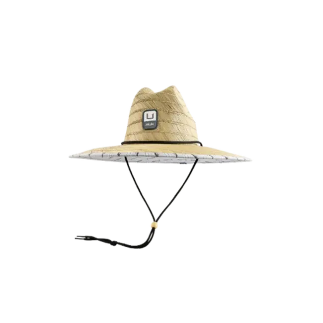HUK Printed Straw Hat Harbour Mist