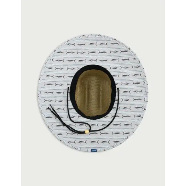 HUK Printed Straw Hat Harbour Mist