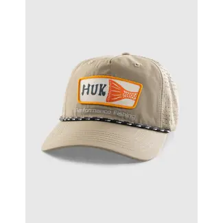 HUK Fish Patch Trucker Hat Mud
