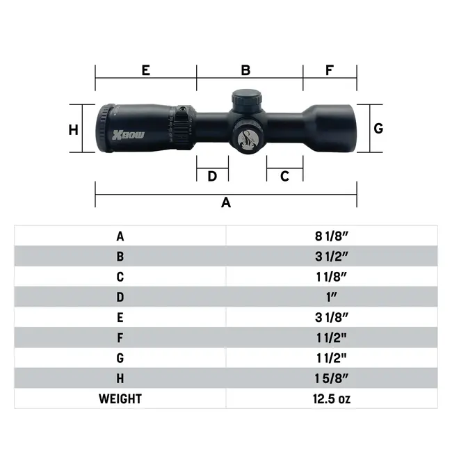 Scorpion Optics XBow 1.5-5x32 IR Scope