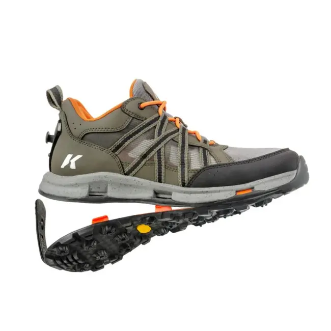 Korkers All Axis Shoe Green w/TrailTrac Sole